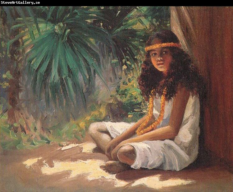 Helen Thomas Dranga Portrait of a Polynesian Girl